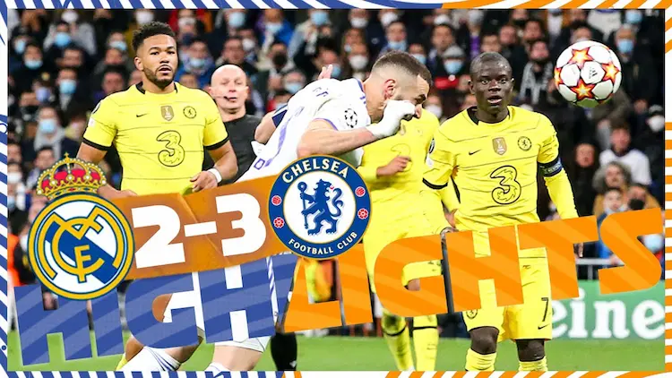 Real Madrid 2-3 Chelsea